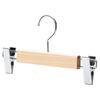 Nakata Hanger - Set of 5 Wooden Skirt/Bottom Hangers, Natural, Made in Japan, SET-05
