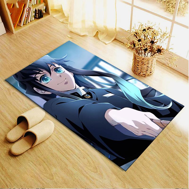 2025 New Muichiro Tokito Carpet Rug for Living Room Bedroom Home Sofa Decoration,Kids play Non-slip Floor Mat 93