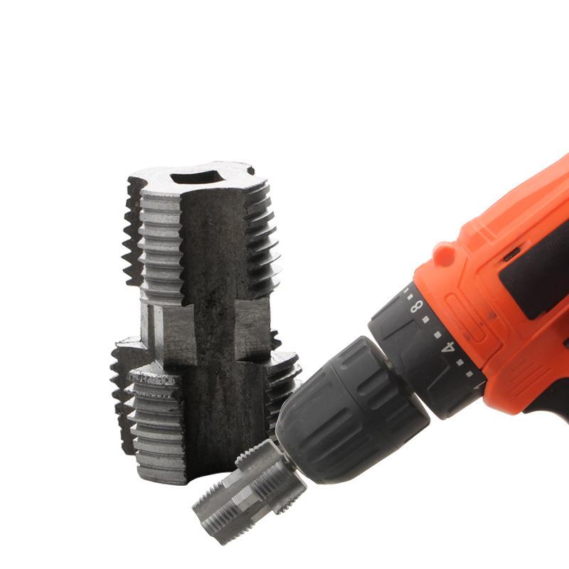 4 Points 6 Points PPR Water Pipe Internal Thread Opener For Pvc Plastic Pipe Hand Electric Drills Workshop Equipment Hand Tools