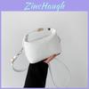 Trendy Street Style Small Square Handbag Soft Medium Pu Leather Crossbody Bag