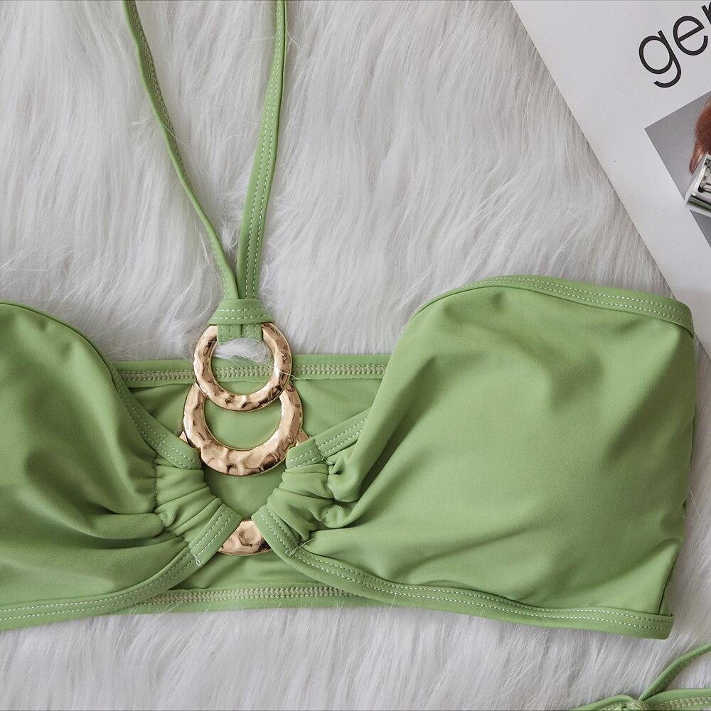 Sexy Swimsuit Hollow Bikini Strap Women's Swimwear