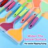 Silicone World 1PC Silicone Shovel Non Stick Pan Silica Gel Spatula Beef Meat Egg Pizza Wide Sided Kitchen Scraper Cooking Tools