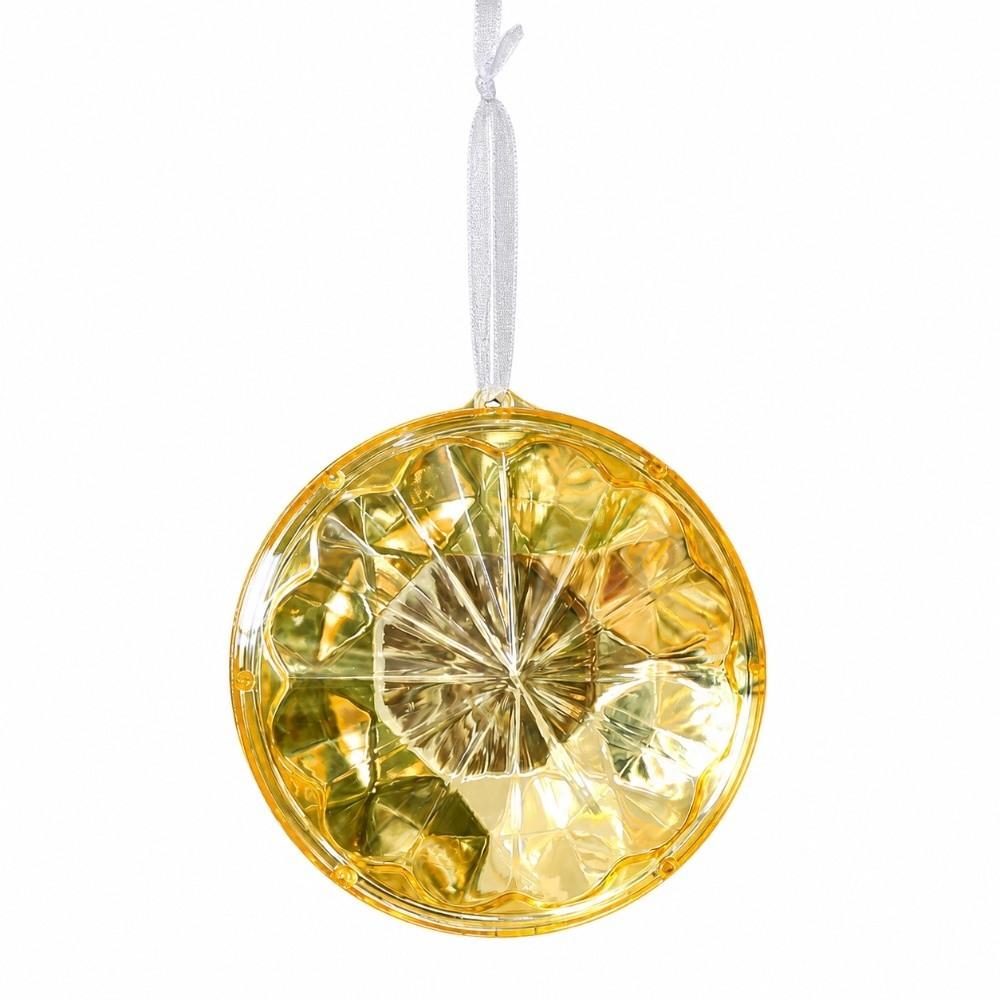 Faceted Christmas Tree Ornament Plastic Faceted Tree Ornament Window Hanging Decor