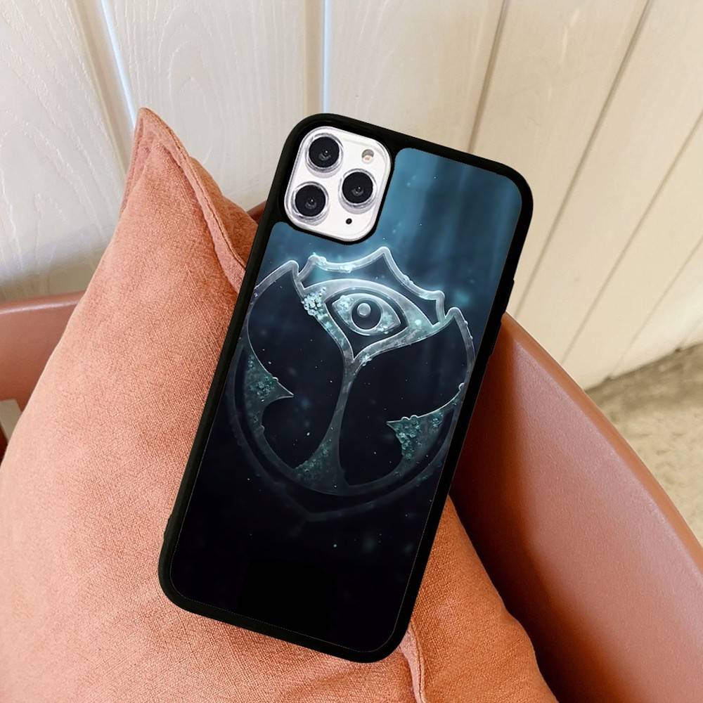 T-tomorrowland Logo Für iPhone 17 16 15 14 13 Pro 12 11 Pro Max Harte PC+TPU Handyhüllen Rückseite