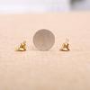 20Pcs Golden Metal Jingle Bells Small Christmas Tree Decorations Xmas Hanging DIY Craft Ornaments Party Festive Decor