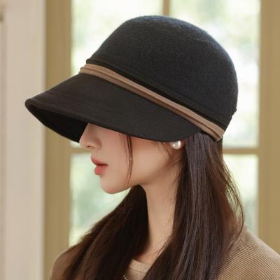 Neue Mütze Damen Herbst Winddichte und Warme Wollmütze Reise Shopping Reithut Perfekt für Kaltes Wetter, Winter Kopfbedeckung