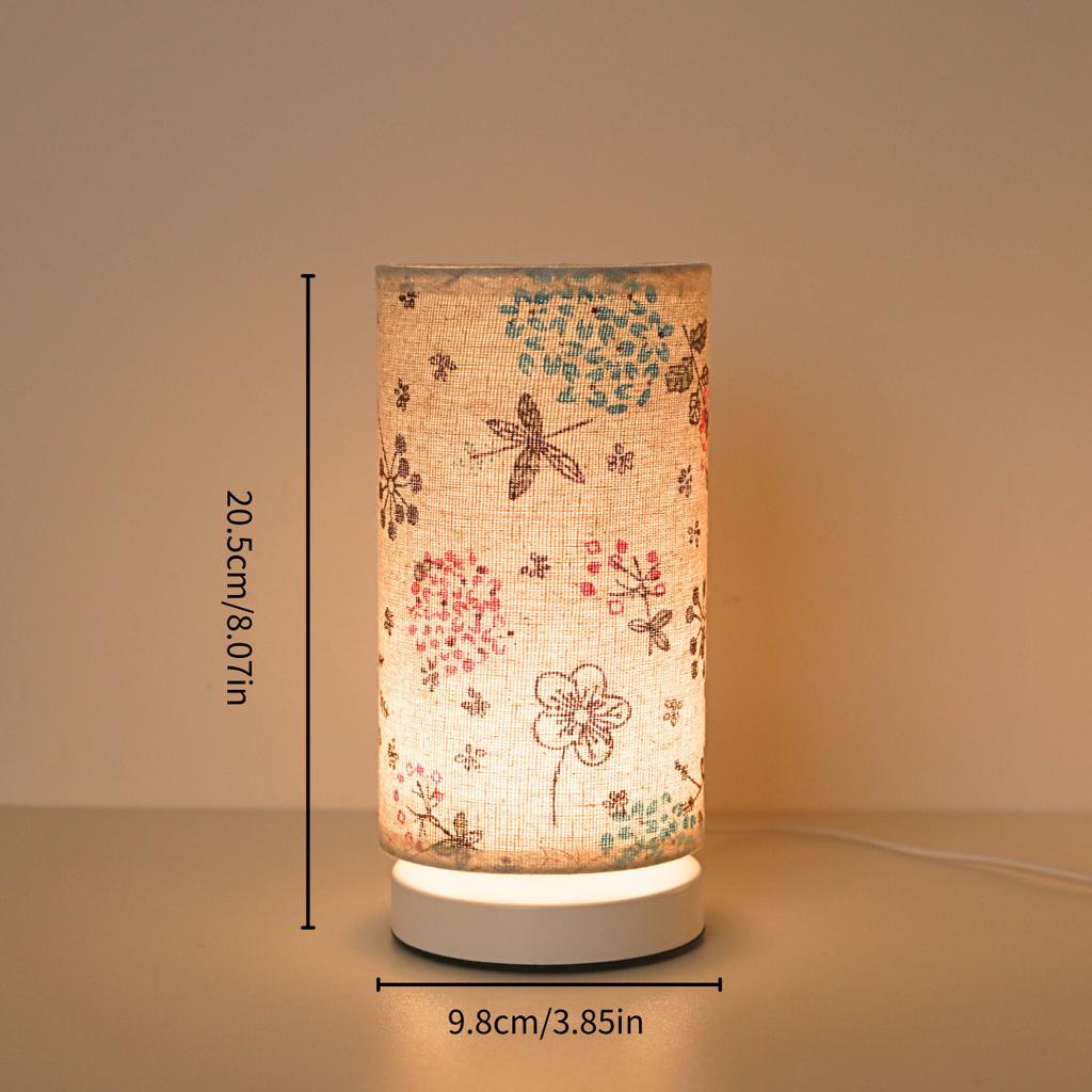 Cylindrical desk lamp USB powered warm color light suitable for giving gifts to friends in offices bedrooms,and other occasions