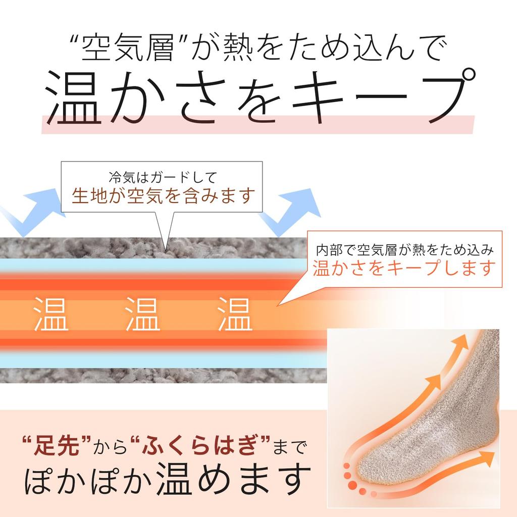 Body Improvement Extra Warm Long Room Warm Winter Cold Thick Knee Socks [Adult Plan] Women's Socks, Socks, Fluffy, Protection,