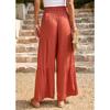 Women's casual pants loose solid color wide-leg pants