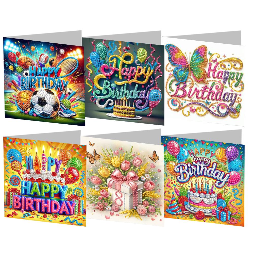 

6pcs DIY Diamond Painting Greeting Card Set Happy Mother s Day Pattern Diamond Art Handmade Cards Congratulations Cards & Gifts