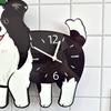 Cartoon Dog Creative Decoration Wall-mounted Clock, Living Room Pet Store Swing Style Wall Clock Ornament