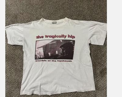The Tragically Hip Tour Cotton White Unisex T-shirt S-4XL Reprint