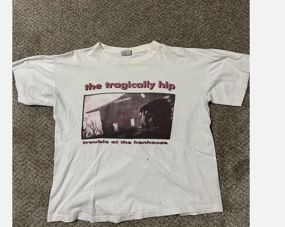 

Трагически Хип Тур Хлопковая Белая Унисекс Футболка S-4XL Переиздание 4XL