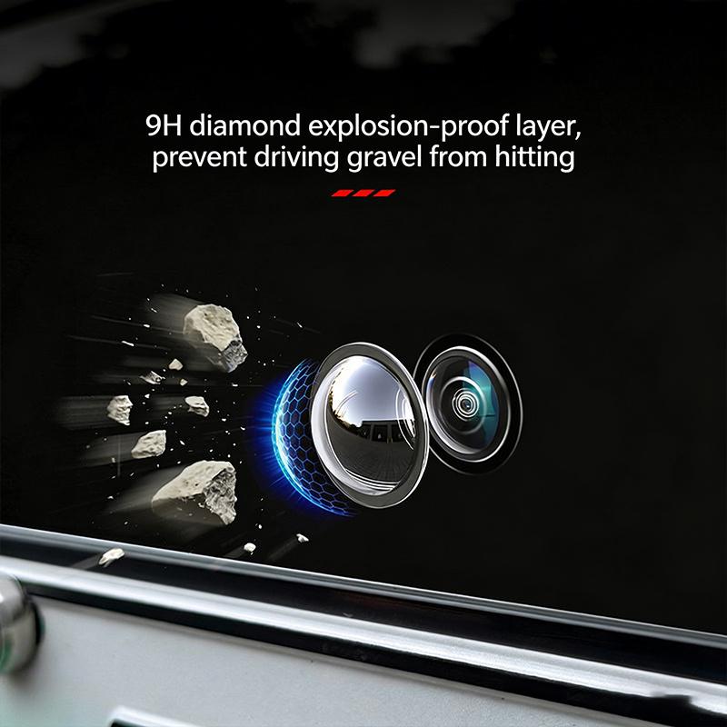 Car 360° Panoramic Camera Protective Cover – Reverse Camera Lens Guard, Dustproof Anti-Scratch Anti-Collision, HD Clear Vision