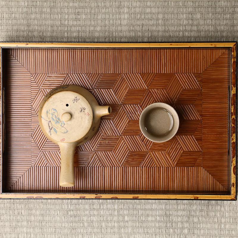 Bamboo Rectangular Tea Serving Tray