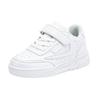 2025 new boys children wear-resistant small white shoes classmates casual sports shoes girls leather soft baseplate shoes