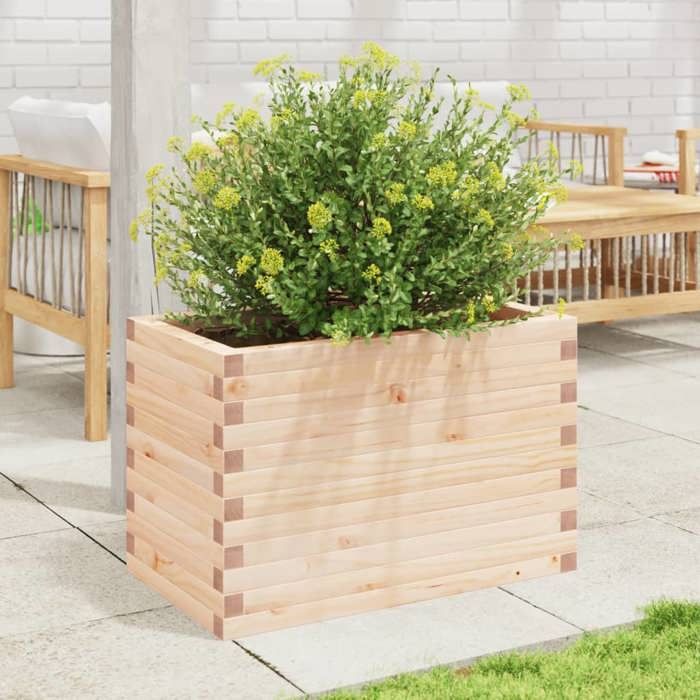 VidaXL Planter 70x40x45.5 Cm Solid Pine Wood, Outdoor Planter, Flower Box, Plant Box, Planter 847263