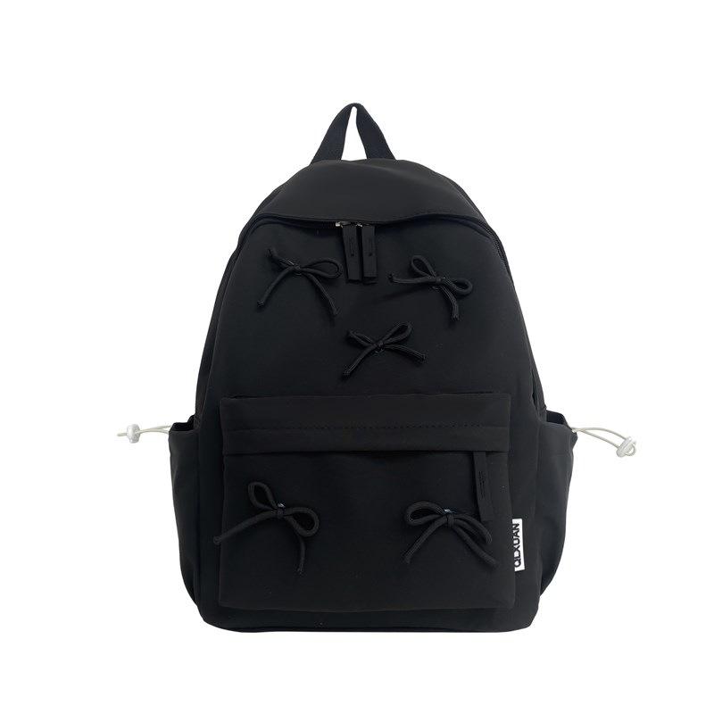 New Large-Capacity Schoolbag For Female College Students Cute Bow Backpack For Middle And High School Students