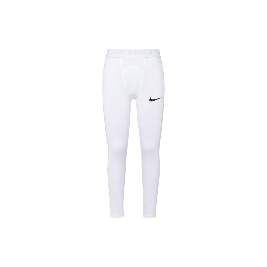 Nike Schnelltrocknende Atmungsaktive Kompressions-Trainingshose Herren Unterteile Weiß BV5644-100