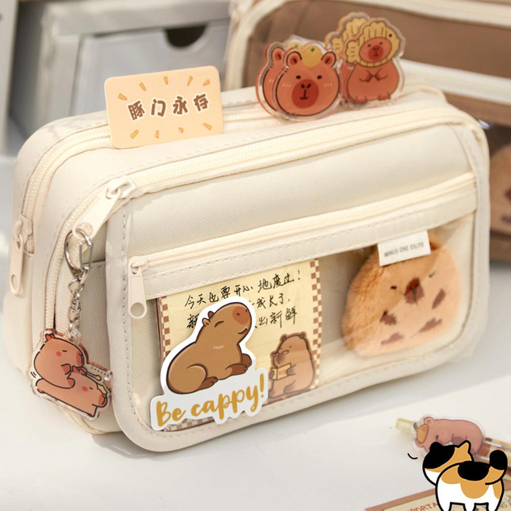 Pencil Bag Stationery Bag Pencil Case Large Capacity Pen Pouch Desk Organizers Marker Pen Case School Office Supplies