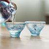 55ml Japanese Style Glass Tea Cup Heat-resistant Handmade Master Mug Crystal Glass Exquisite Japanese Sake Cups Kung Fu Teacup