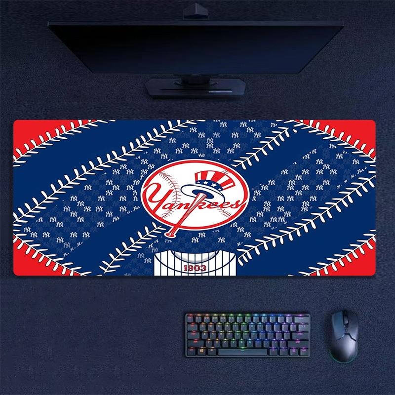 New York Yankees Color Mouse Pad Large Gaming Table Cushion Non-slip Laptop Tablet Big Mousepad XXL Mat Mini PC Playmat With Lock edge