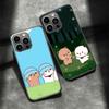 Custodia per Telefono BuBu DuDu Carina Per Iphone 16 15 Plus 13 12 Mini 17Air 16E 11 14 Pro 17 Pro Max Cover Guscio Coque Morbida Trasparente Capa Carina