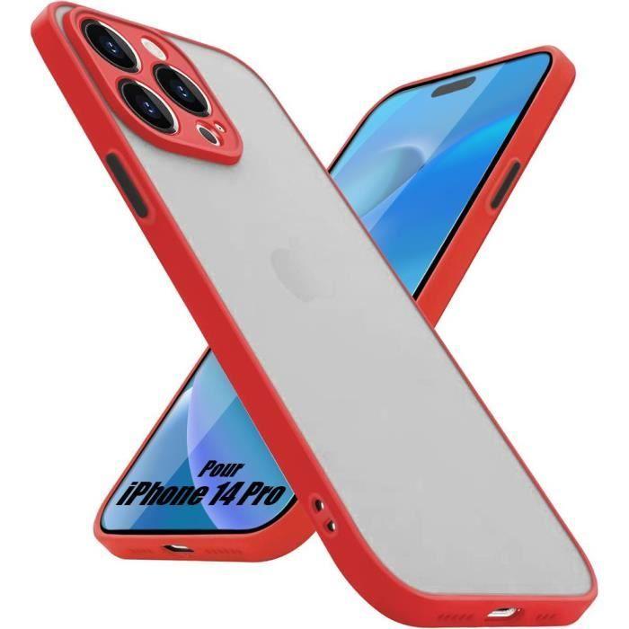 Coque - BOOLING - pour iPhone 14 Pro - Silicone - Mat - Antichoc