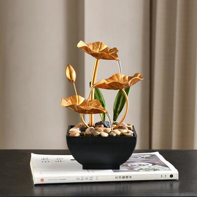 Fuente de mesa relajante con sonidos relajantes, con bomba automática, perfecta para decoración del hogar y la oficina