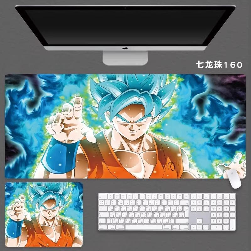 2026 Waterdichte Antislip Hoge Kwaliteit Dragon Ball Bedrukte Leer Muismat Yozed Jongens Animatie 2D E-sports Spel Computer Toetsenbord Student Bureau Mat