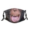 Animal Mask Funny Print Cotton Face Mask With Earloops For All Seasons