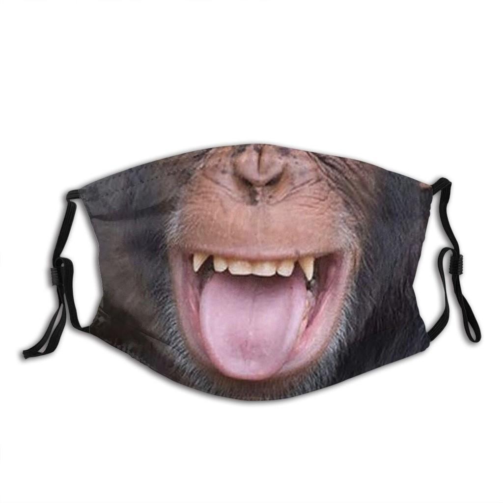 Animal Mask Funny Print Cotton Face Mask With Earloops For All Seasons