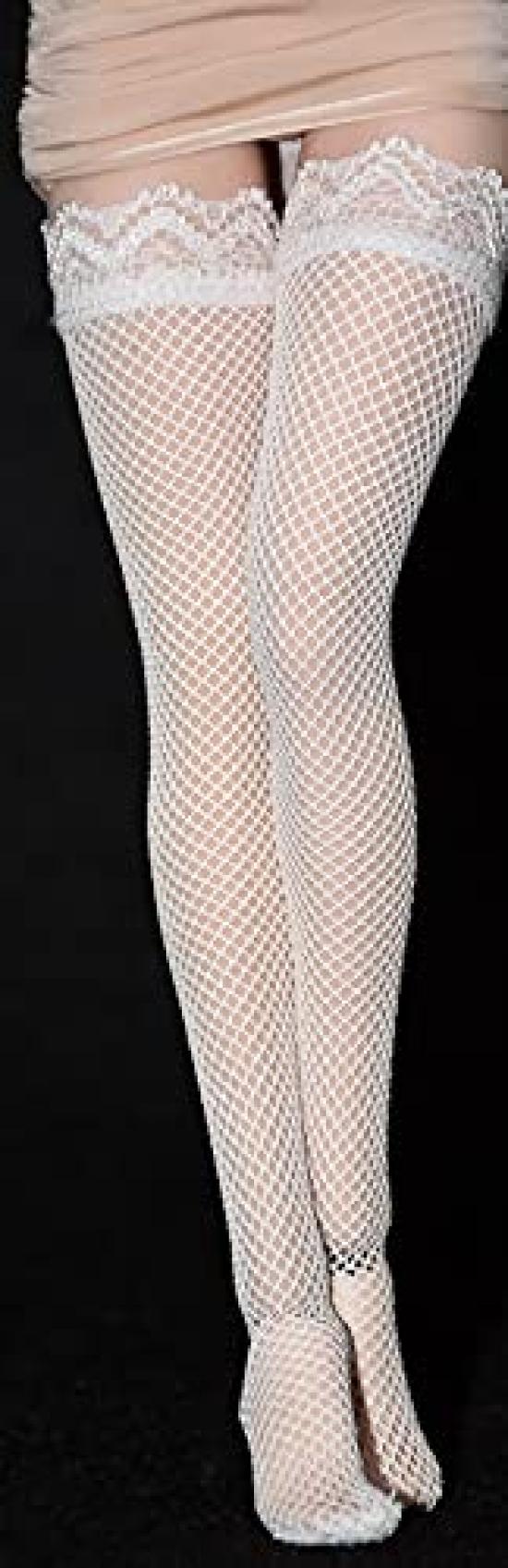 

Figure with TBLeague Body Women White Beautiful Sexy Lace Net Stockings and head not [TOYBARJAPAN] 1/6 Accessories/Compatible (Body included)
