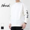 NANGA ECO HYBRID SLV LOGO L/S TEE White (Size: L)