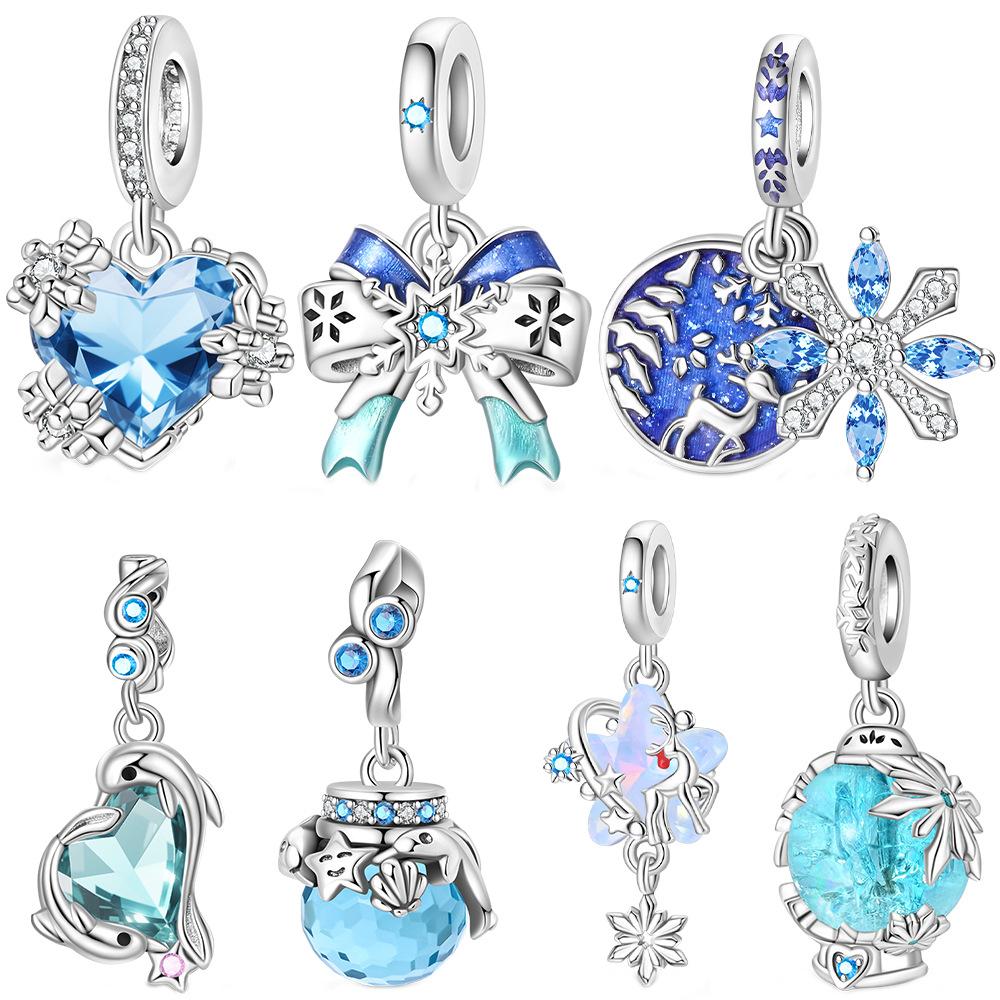 Winter Snowflake Bracelet DIY Beading Kit Luxury Icy Ocean World Theme Jewelry Accessories