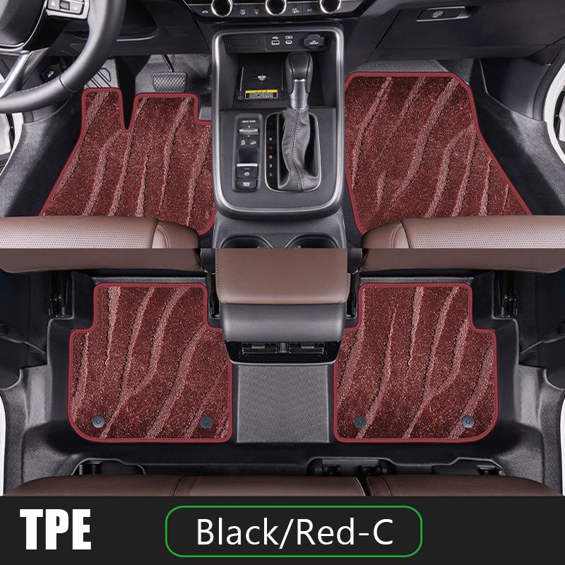 TPE Car Floor Mat For Honda Civic 2012-2016,2016-2025,2025-2025 Wear-resistant Custom Carpet Floor interior Decor Styling Ideas