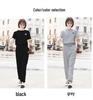 2025 Plus Size Women's Korean Style Casual Tracksuit: Fashionable Slimming Two-Piece Sportswear Set