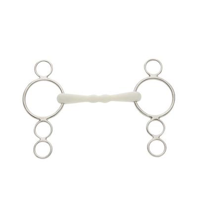 Lorina Flexi Mullen Mouth 3 Ring Horse Dutch Gag