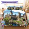 Magical Easter Egg Pattern Bedding Quilt Set Quilt Cover Pillowcase Home Decoration Birthday Gift (1 * duvet cover + 2 * pillowcase, without core)