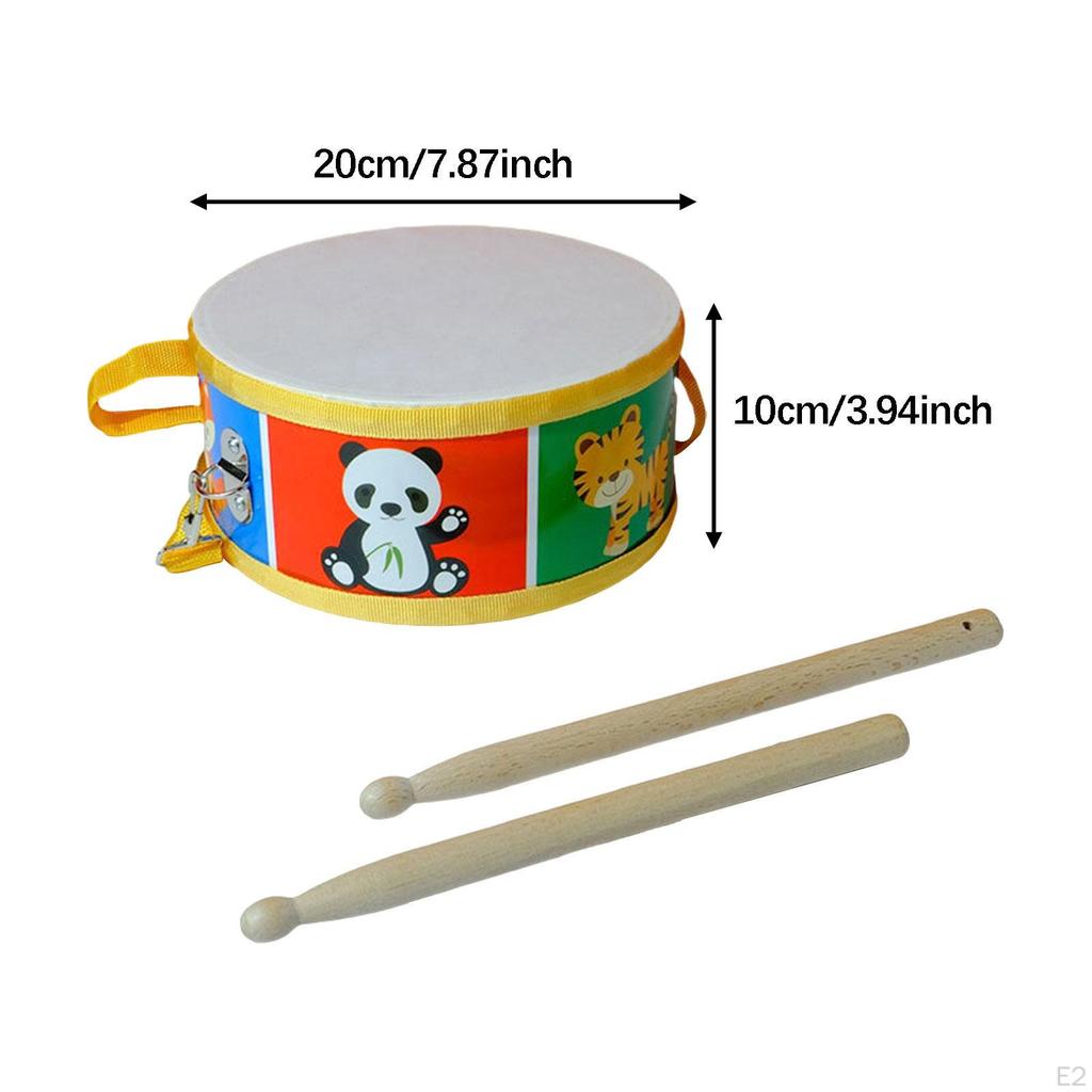 8" Snare Drum Hand Eye Coordination Gifts Professional Accessories Musical Instrument Educational