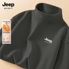 JEEP SPIRIT Men's Half-Turtleneck Thermal Long-Sleeve Shirt
