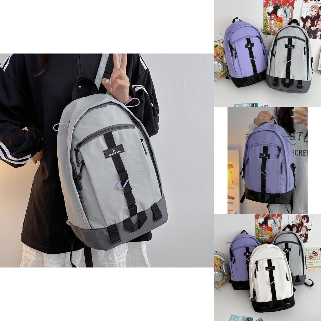 Trendy Unisex Large Capacity Backpack For Students With Stylish Nylon Fabric And Comfortable Supportive Design