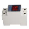 Voltage Current Meter Din Rail Double Display Display Monitor Single Phase Household with