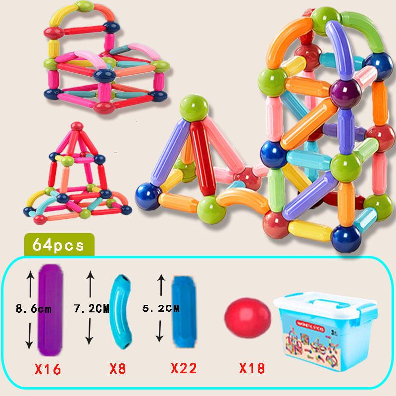 Magnetic Building Blocks - Large, Strong, Versatile Toys for Early Education