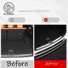 Rear Trunk Bumper Guard Cover Sticker Boot Plate With logo For XPENG G9 xiaopeng G9 Car Style Protector Decoration Accessories