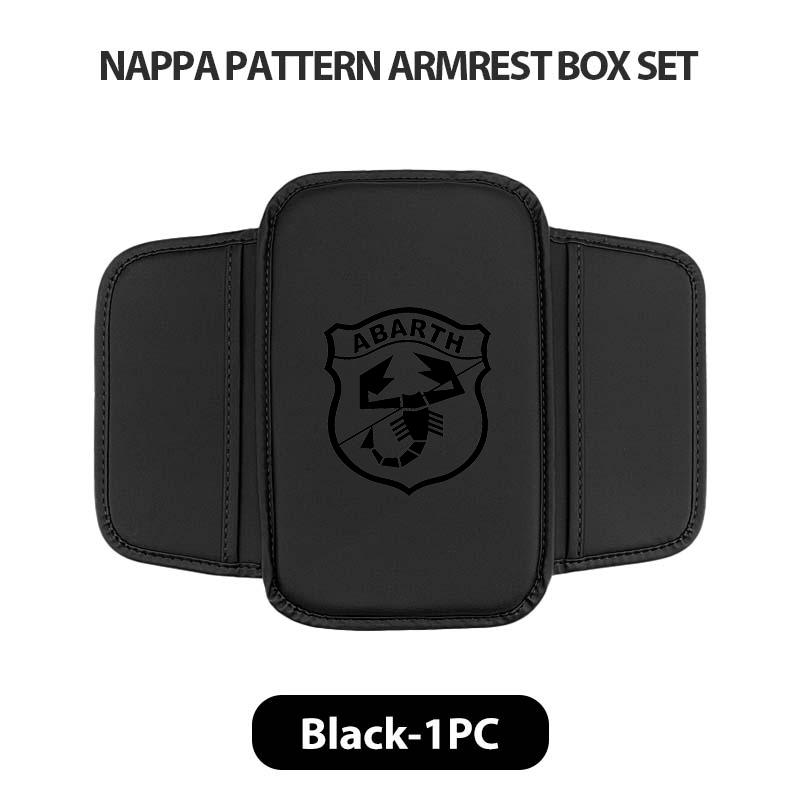 For Abarth Car Console Container Armrest Covering Protective Cover FIAT 500 FR Ducato Doblo Freemont Idea Stilo
