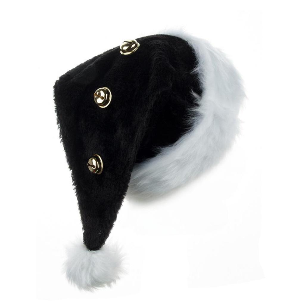 Christmas Decorations: Winter Plush Christmas Hats With Bells