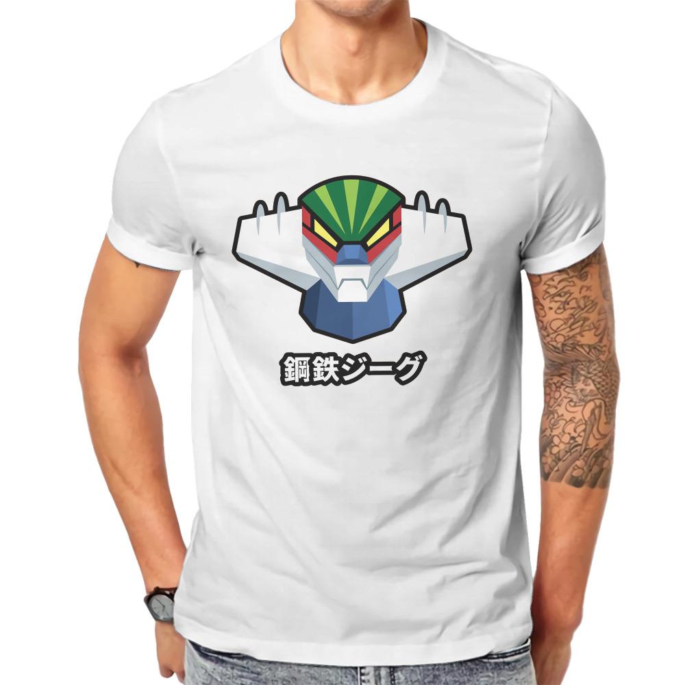 ZX Kotetsu Jeeg Roboter T-Shirt Klassisch Punk Sommer Baumwolle Herren T-Shirts Harajuku Rundhals T-Shirt