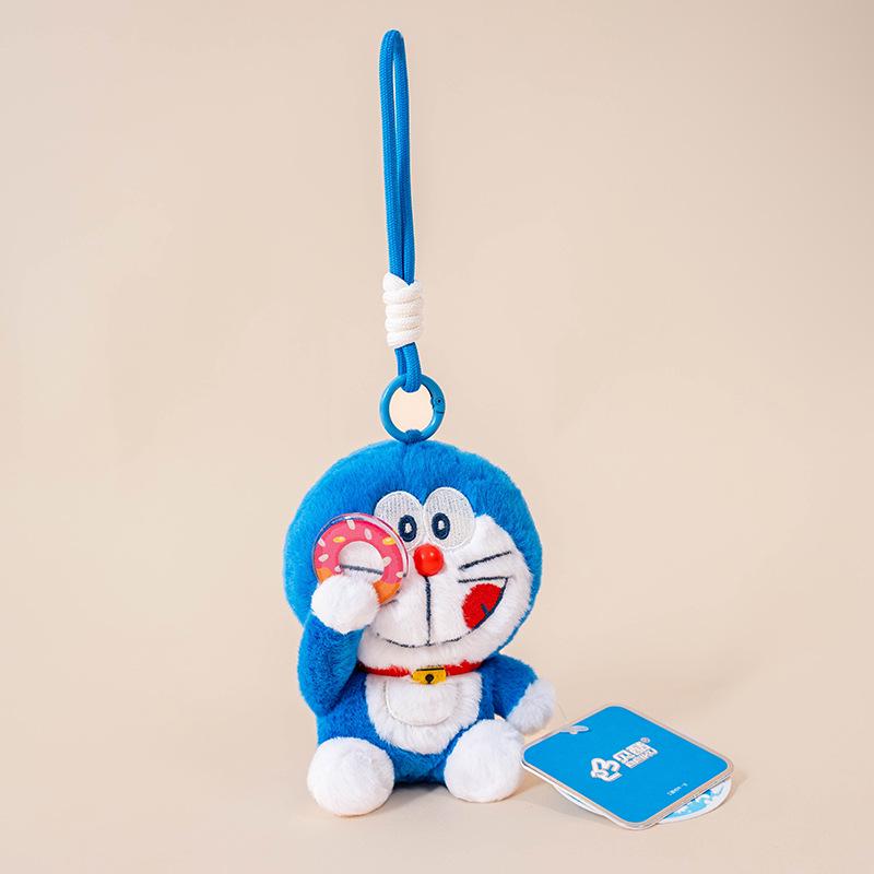 Authentic Doraemon Candy Series Toy Pendant Plush Keychain