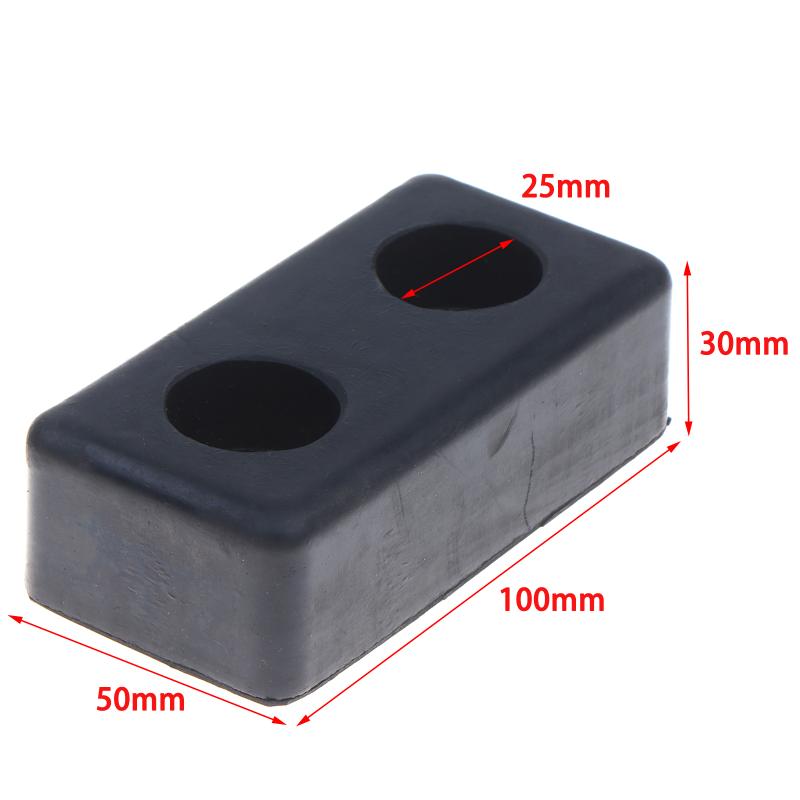 Non-Slip Rubber Gym Bumper Pads Shock Absorbing Mat for Treadmill Exercise Bike Commercial & Home Gym Stability